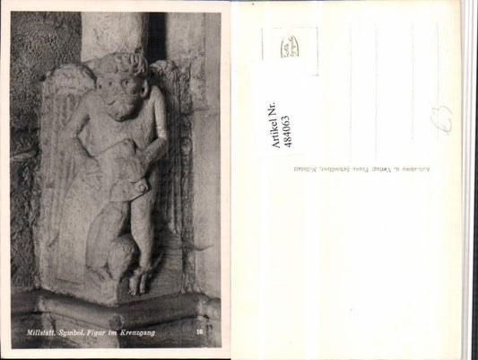 484063,Millstatt am See Kreuzgang Symbol Figur Detail