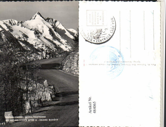 484065,Großglockner-Hochalpenstraße b. Heiligenblut Obere Schüt Bergkulisse