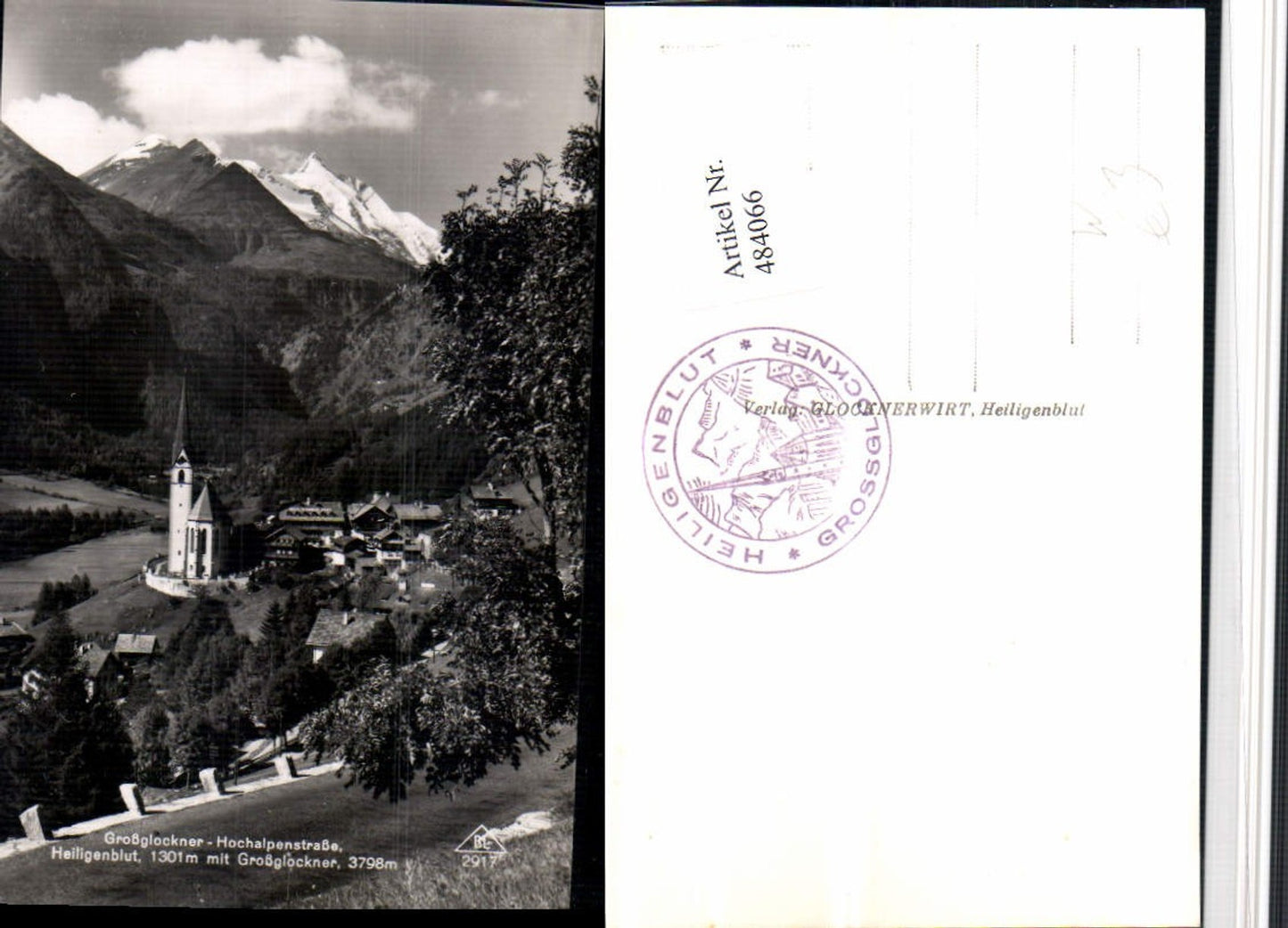 484066,Heiligenblut Totale m. Großglockner Bergkulisse