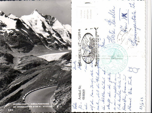 484069,Großglockner-Hochalpenstraße b. Heiligenblut Südrampe Bergkulisse