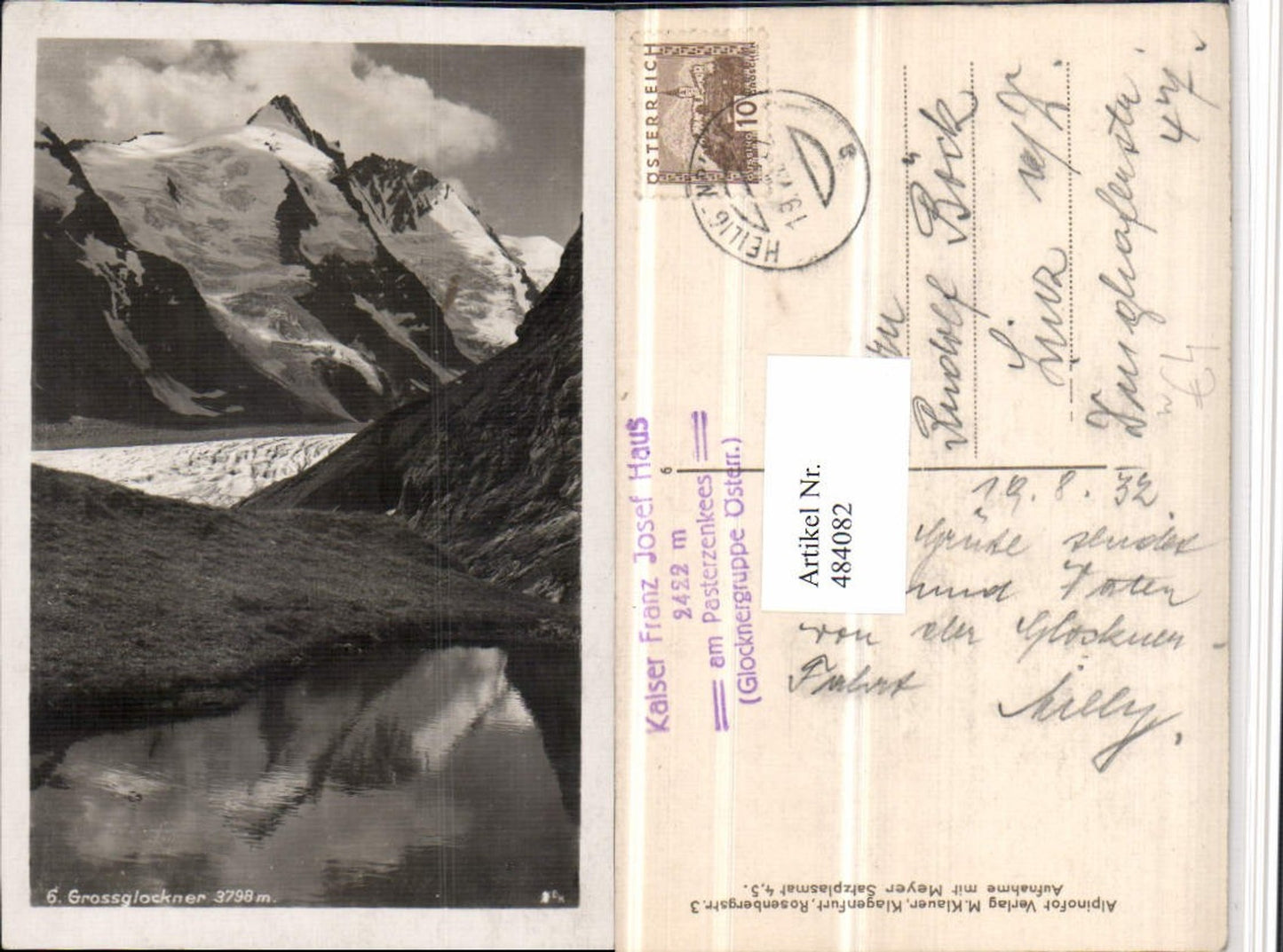 484082,Großglockner b. Heiligenblut Bergkulisse