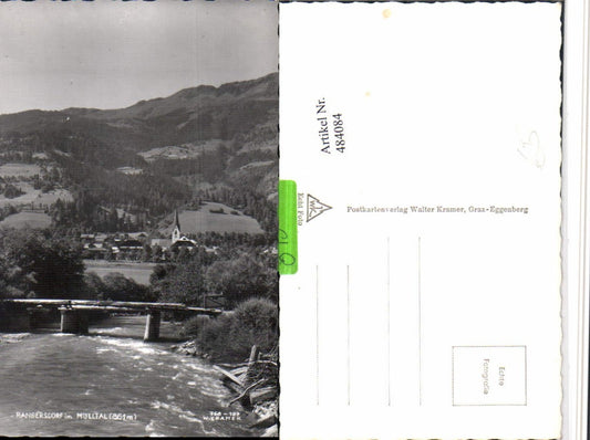 484084,Rangersdorf im Mölltal Teilansicht Fluss Brücke
