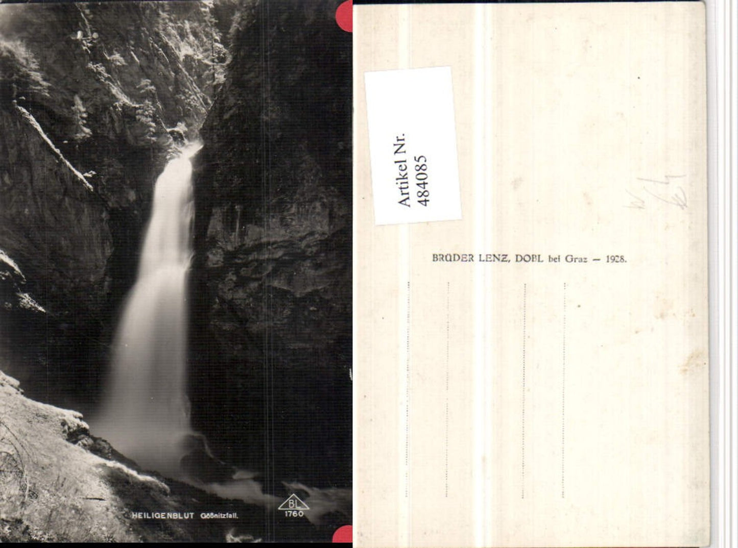 484085,Heiligenblut Gößnitzfall Wasserfall