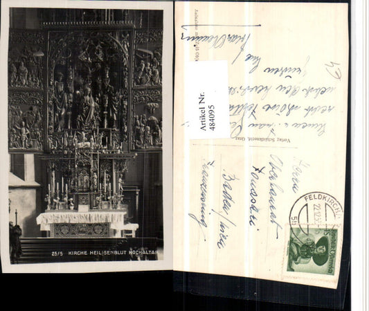 484095,Heiligenblut Kirche Hochaltar Altar