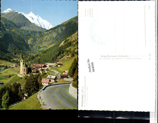 484098,Heiligenblut Totale m. Großglockner Bergkulisse