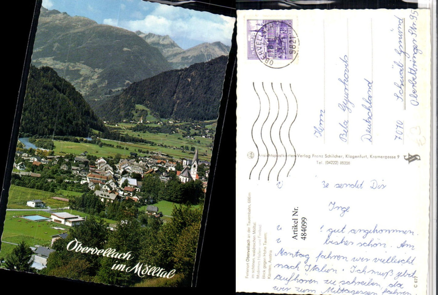 484099,Obervellach im Mölltal Totale Bergkulisse