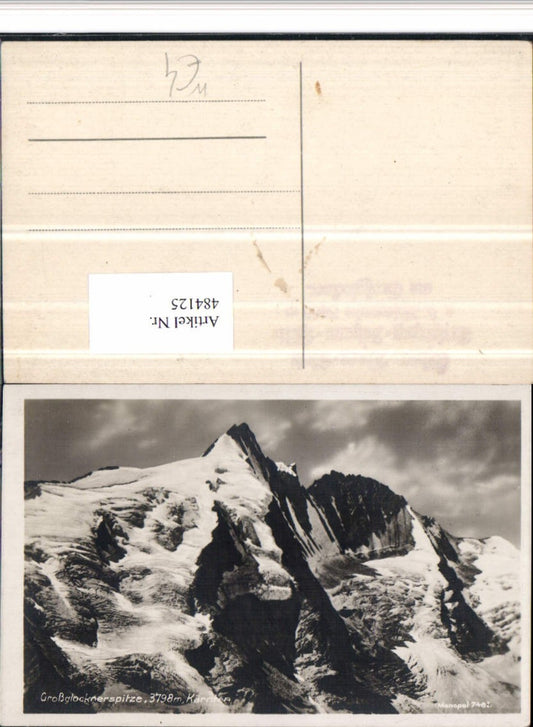 484125,Großglockner Gipfel b. Heiligenblut Bergkulisse