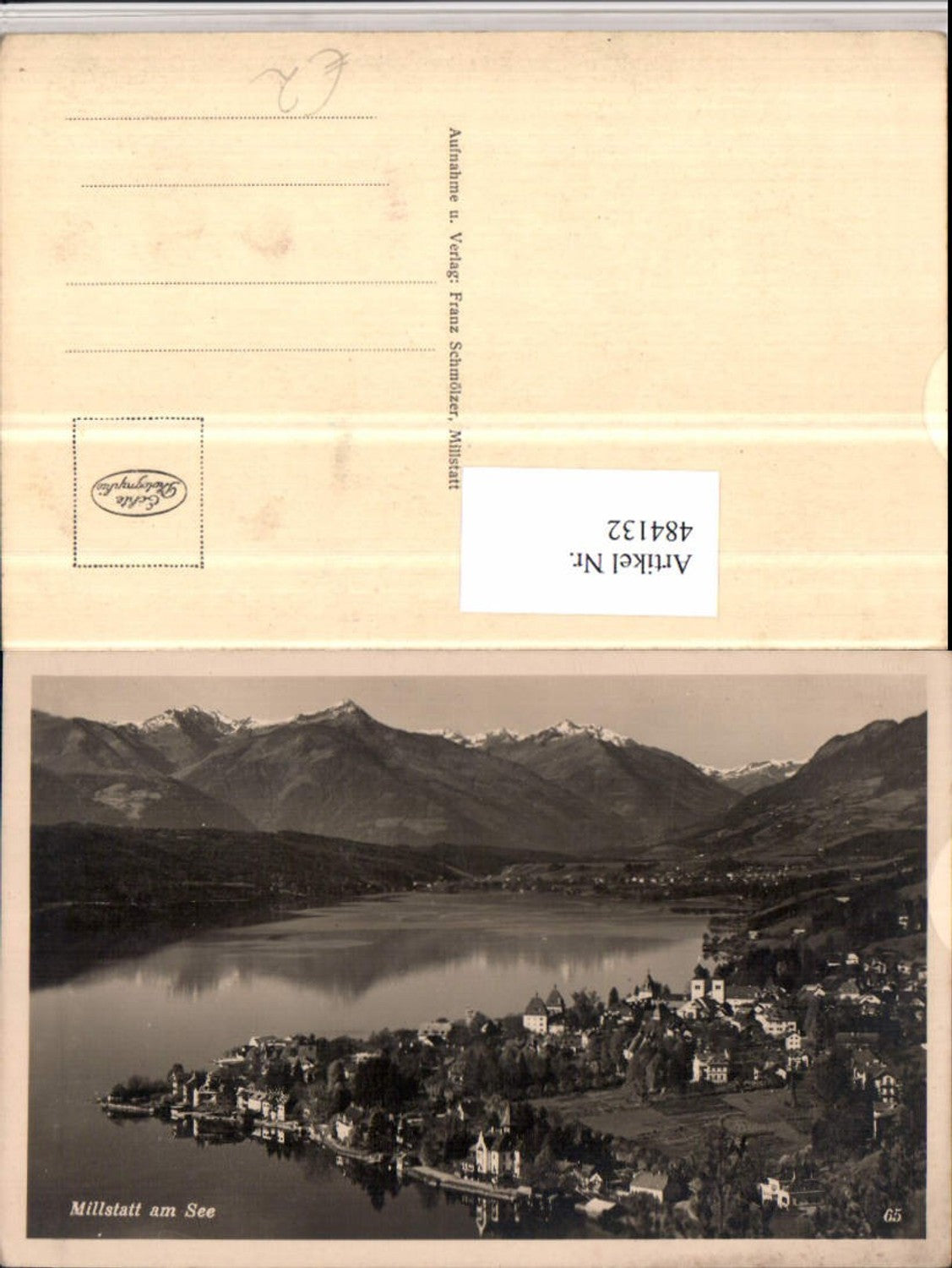 484132,Millstatt am See Totale Bergkulisse