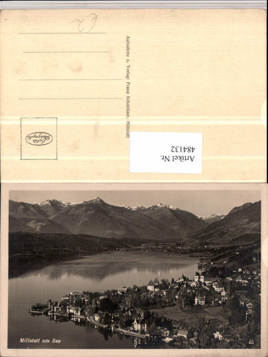 484132,Millstatt am See Totale Bergkulisse