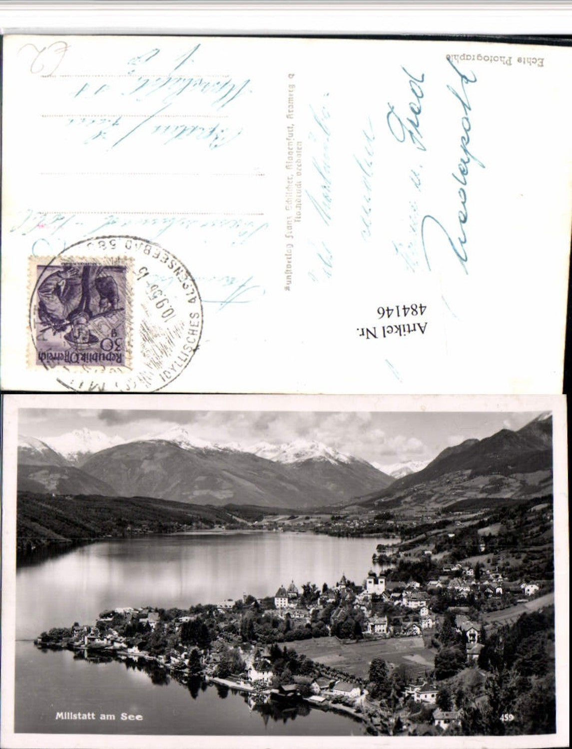 484146,Millstatt am See Totale Bergkulisse
