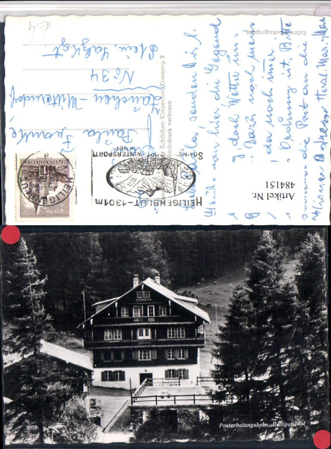 484151,Heiligenblut Posterholungsheim Haus