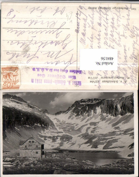 484156,Artur v. Schmidhaus Berghütte b. Mallnitz Bergkulisse