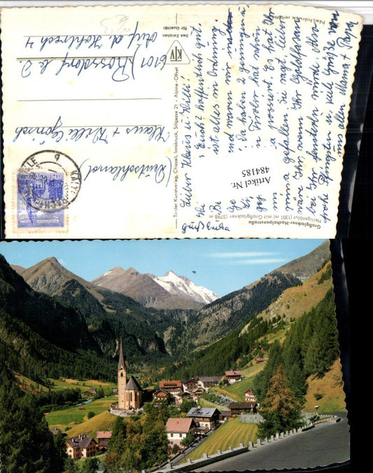 484185,Heiligenblut Totale m. Großglockner Bergkulisse