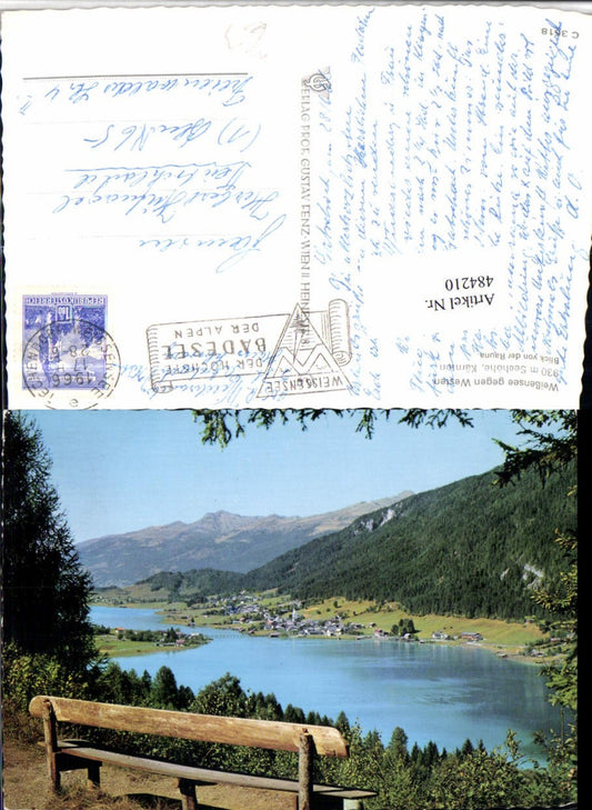 484210,Weißensee Totale von d. Rauna Bergkulisse