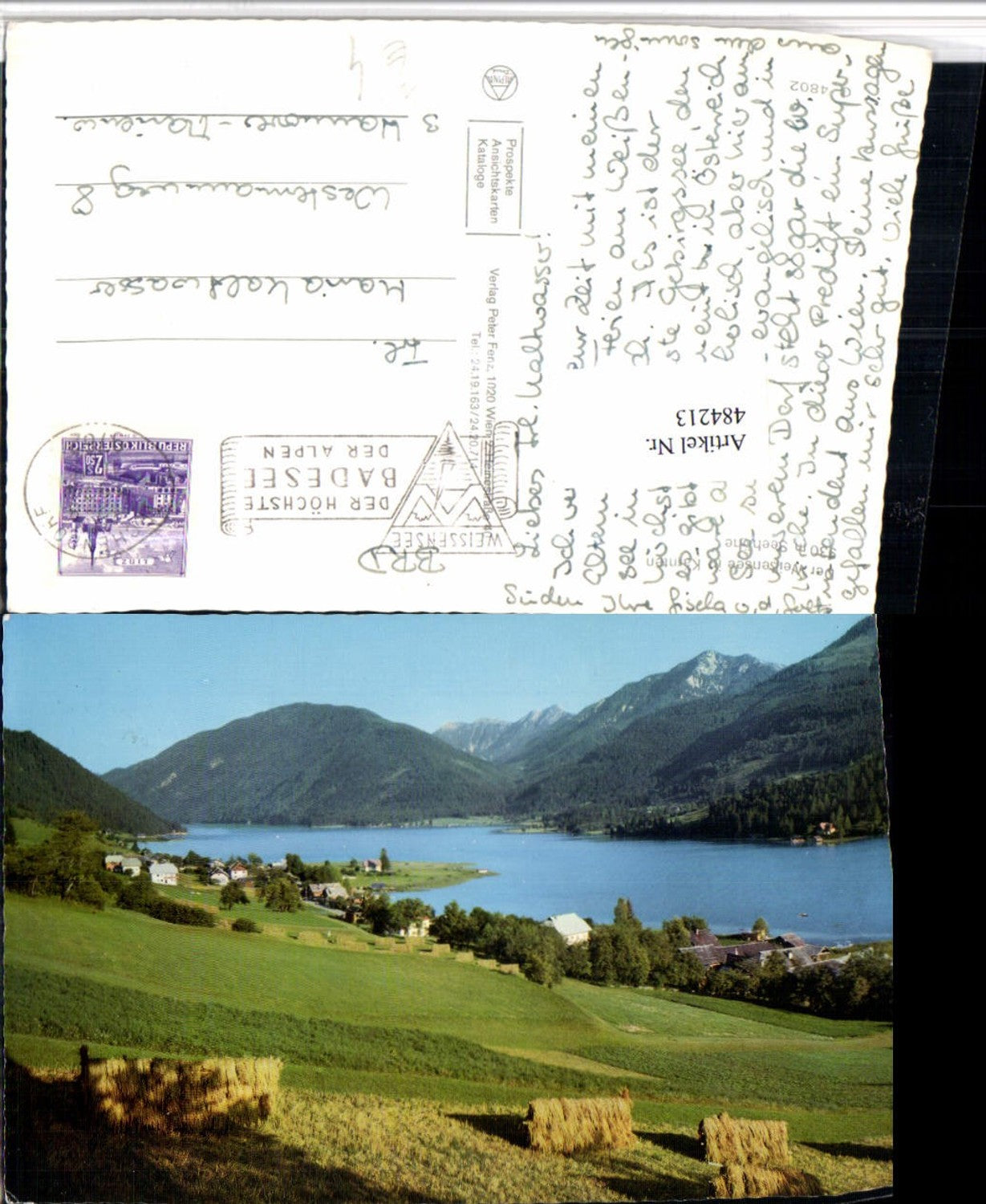 484213,Weißensee See Bergkulisse