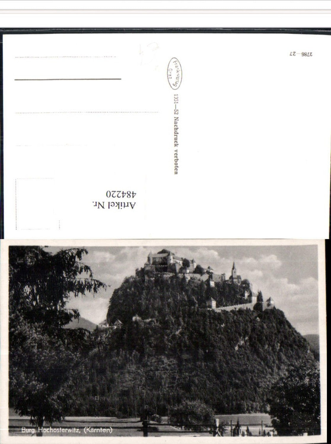 484220,Burg Hochosterwitz b. St. Georgen am Längsee