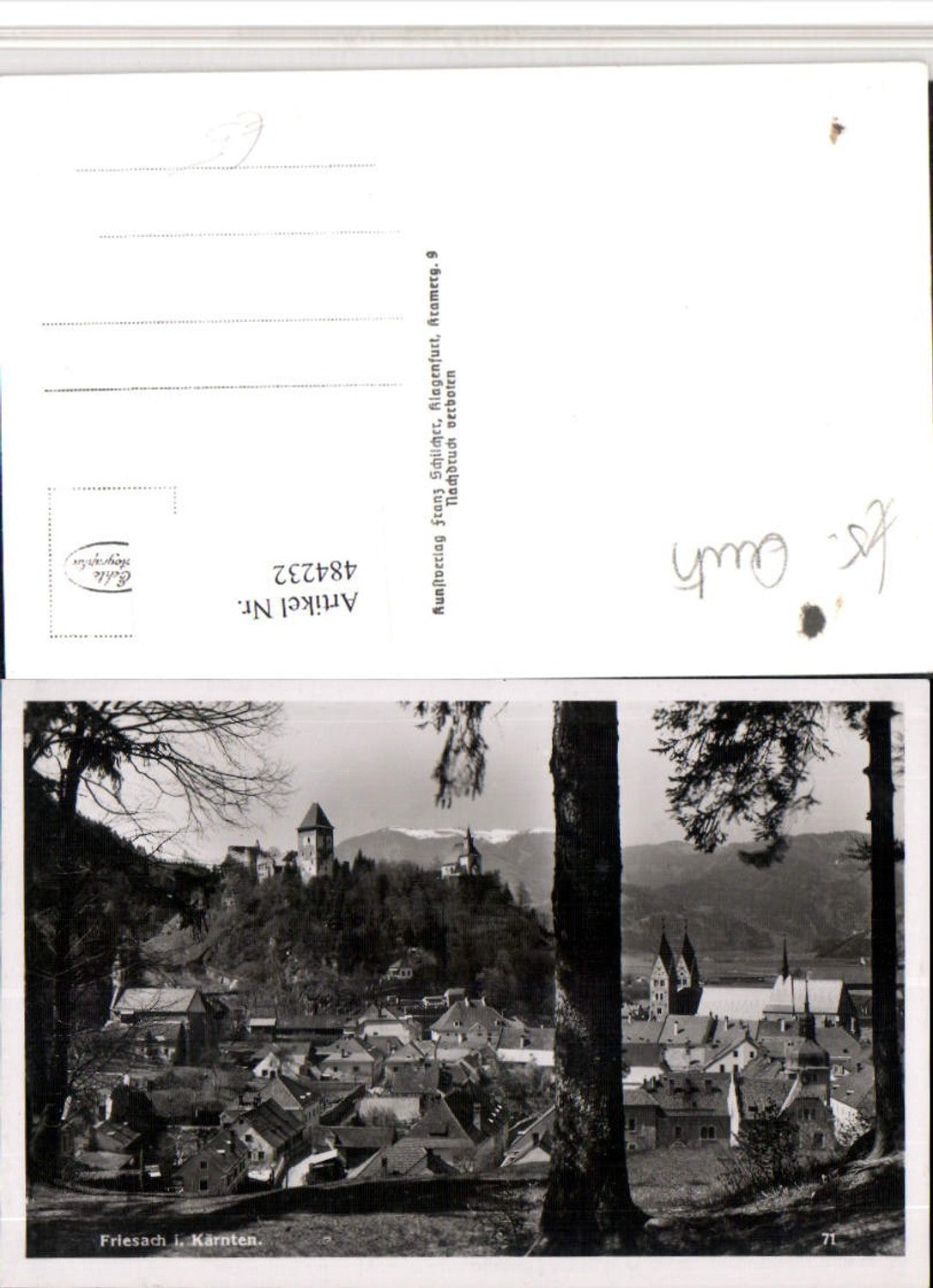 484232,Friesach Totale m. Burg Kapelle