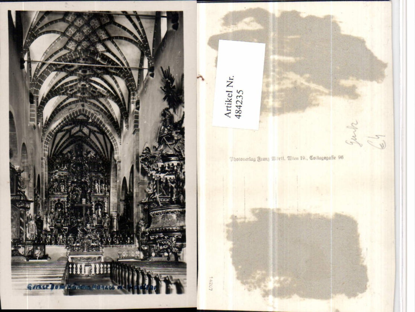 484235,Gurk Dom Kirche Innenansicht