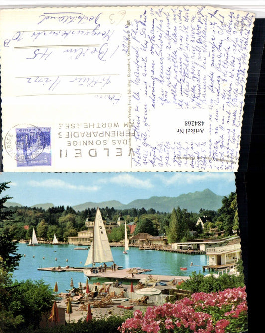 484268,Velden am Wörthersee Strandbad Segelboote
