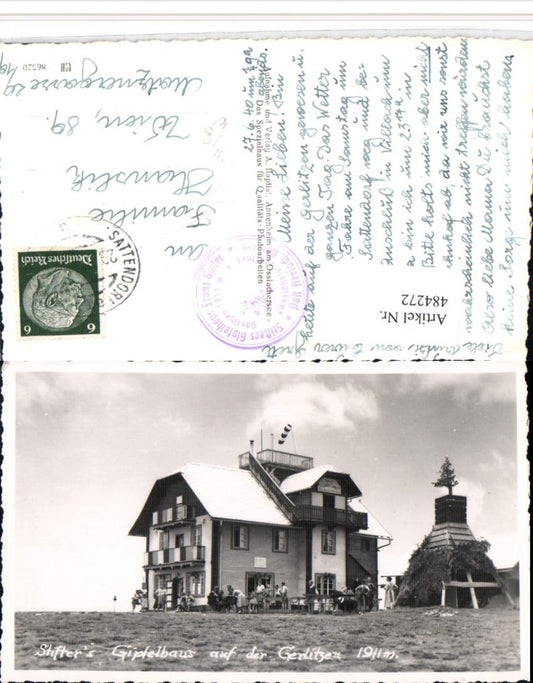 484272,Stifters Gipfelhaus Berghütte auf d. Gerlitzen b. Sattendorf