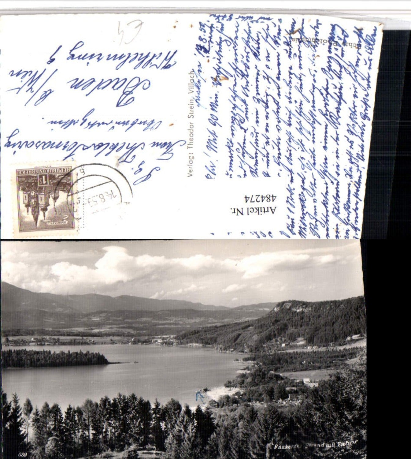 484274,Faakersee See b. Finkenstein Strand m. Tabor