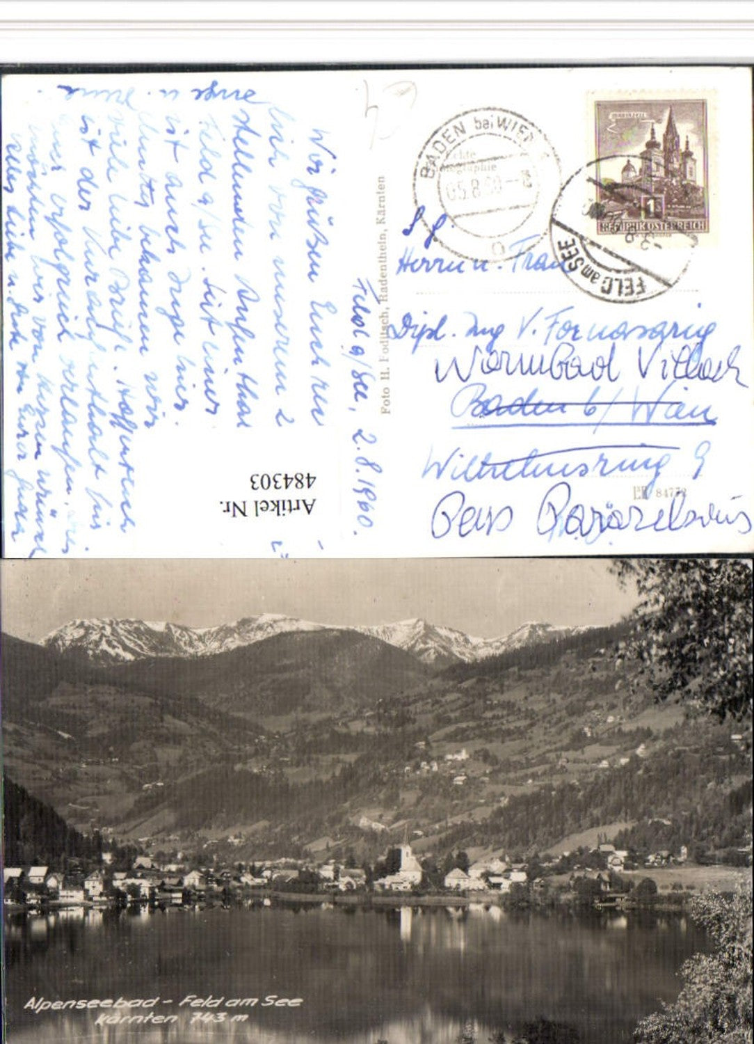 484303, Feld am See Total mountain scenery