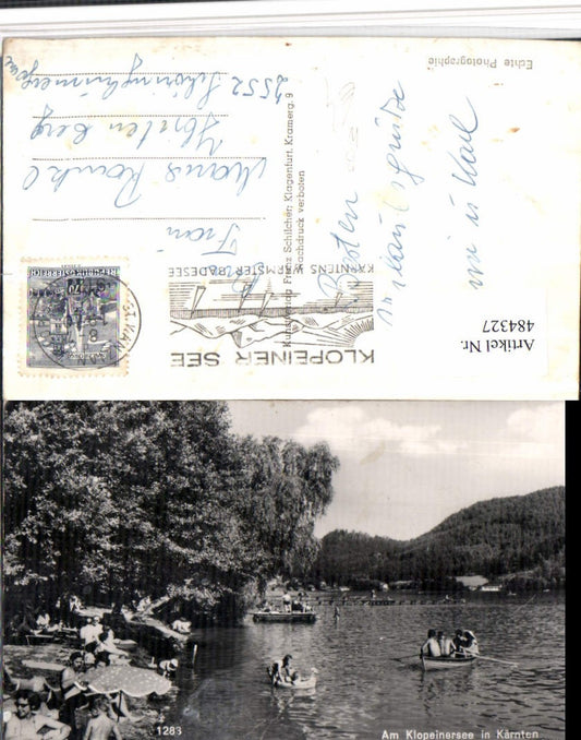 484327,Klopeinersee See b. St. Kanzian Strandbad Partie