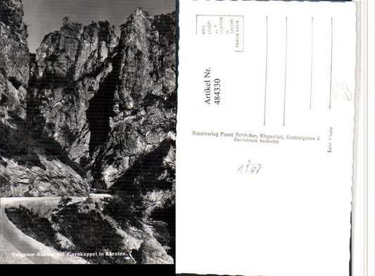484330,Trögener-Klamm b. Eisenkappel Felswand