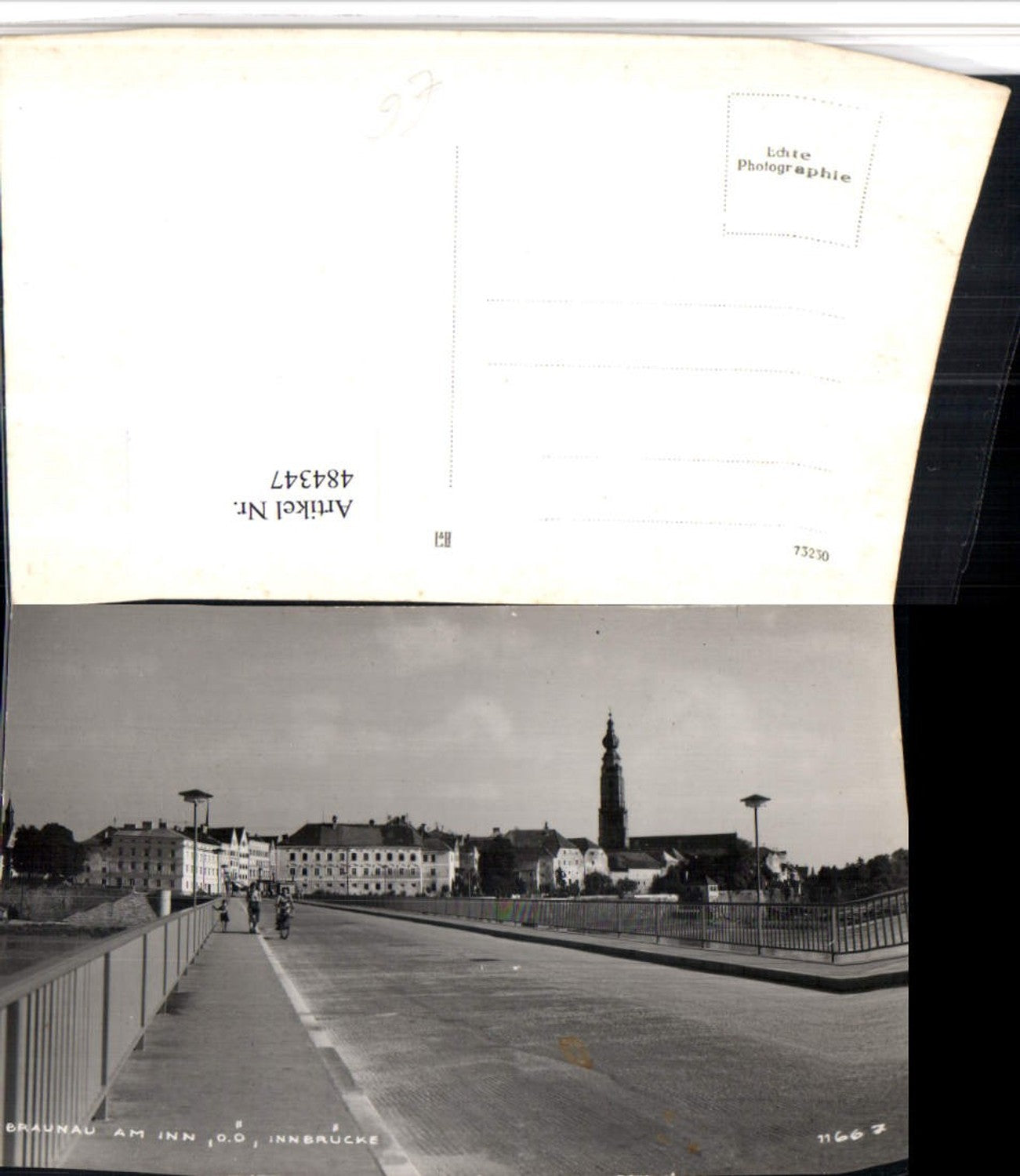 484347,Braunau am Inn Teilansicht Innbrücke Brücke