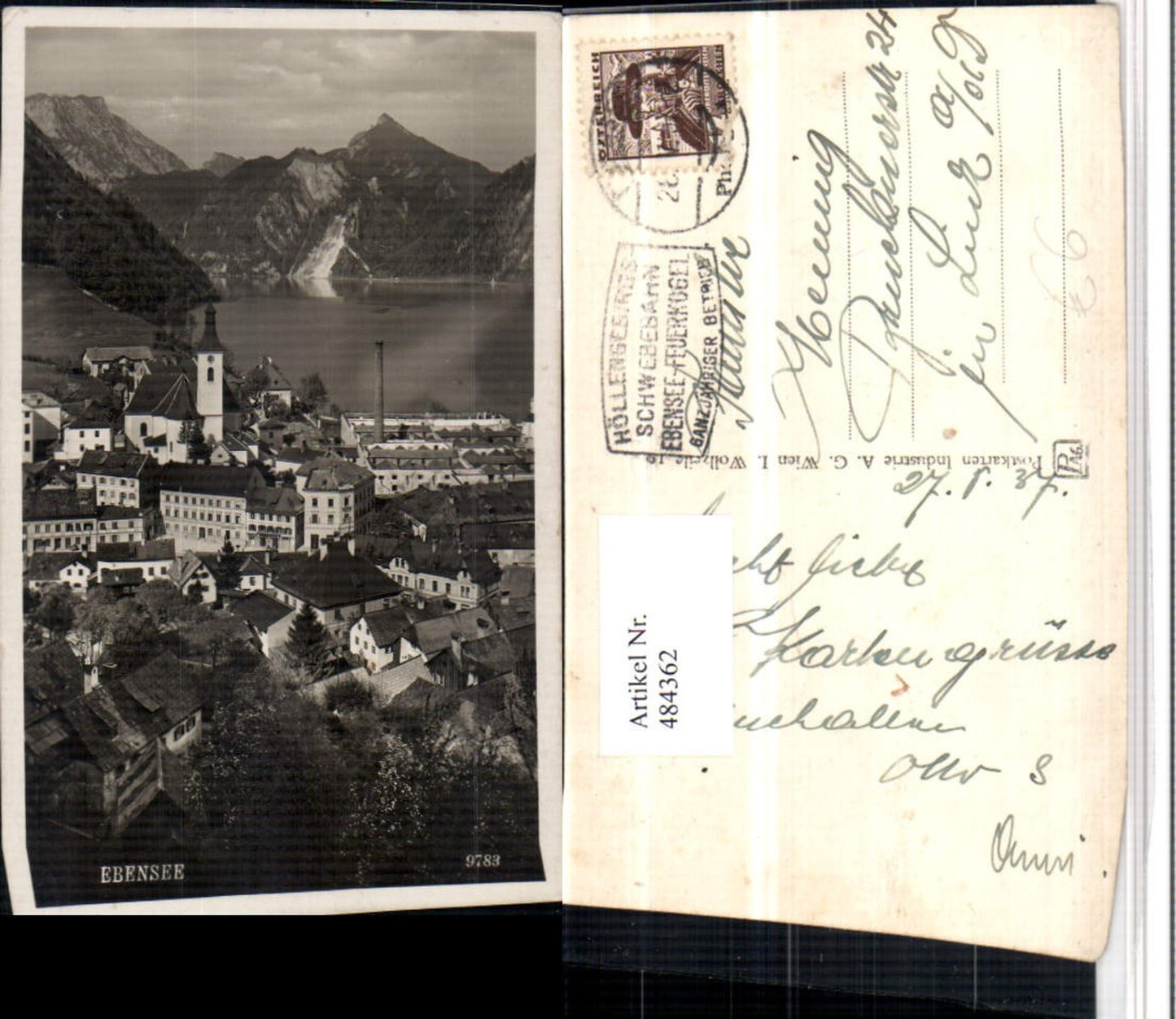 484362,Ebensee Totale Bergkulisse