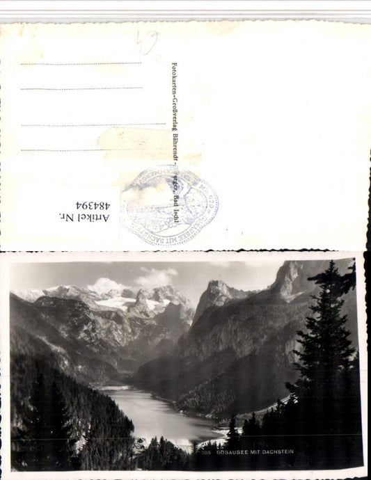 484394,Gosausee See b. Gosau m. Dachstein Bergkulisse
