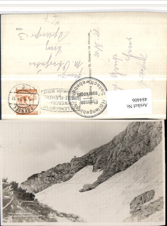 484406,Gemse Gämse am Grünalmkogl b. Ebensee