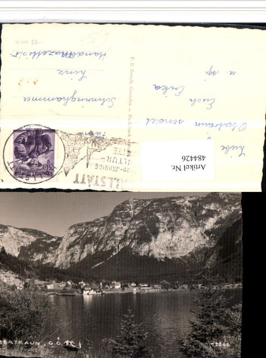 484426,Obertraun Totale Bergkulisse pub F.E. Brandt 12245