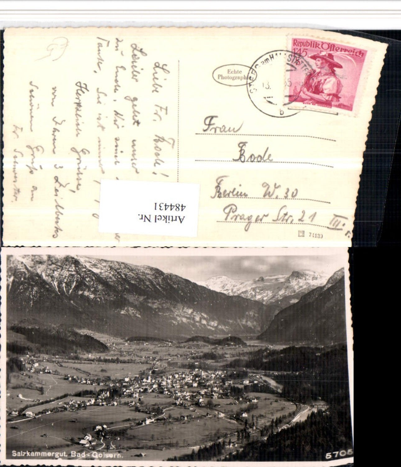 484431,Bad Goisern Totale Bergkulisse