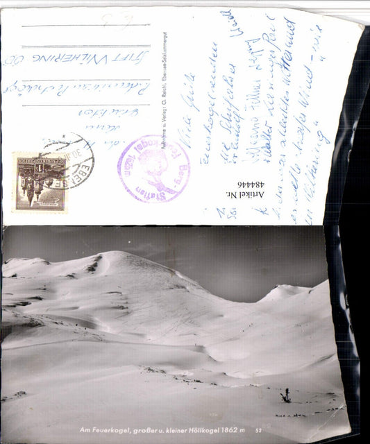 484446,Feuerkogel b. Ebensee Höllkogel Bergkulisse Winterbild