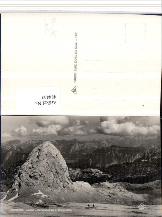 484453,Dachstein Ausblick v. Karlseisfeld b. Hallstatt Bergkulisse