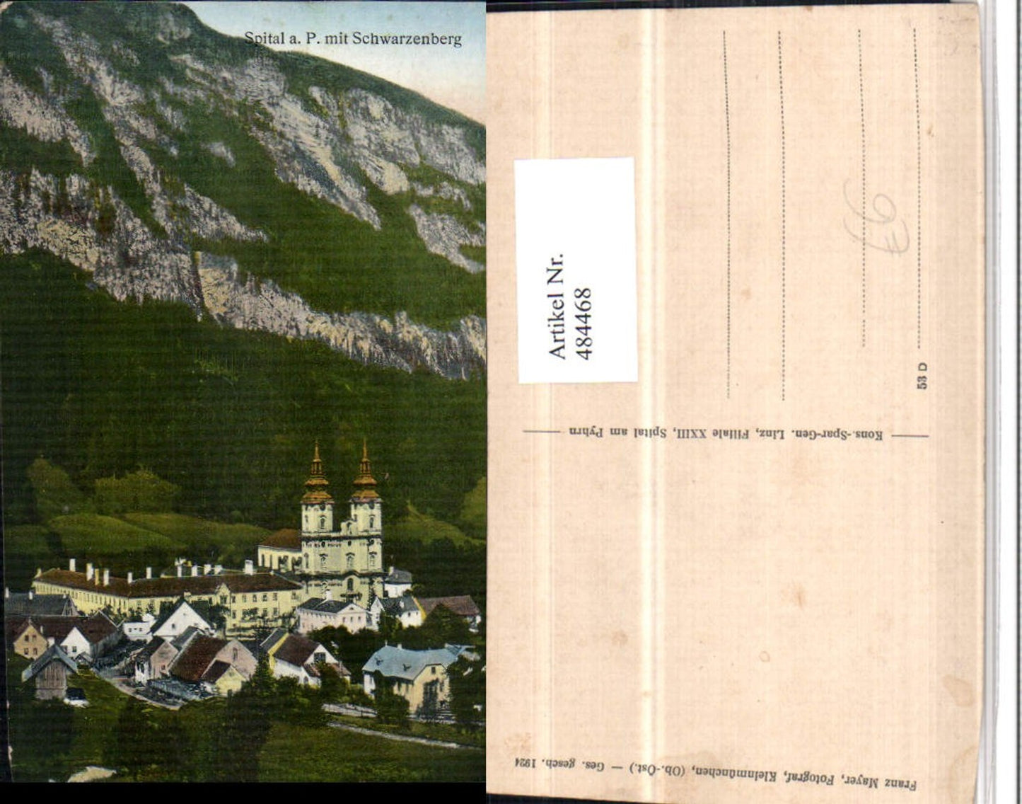 484468,Spital am Pyhrn Stift m. Schwarzenberg