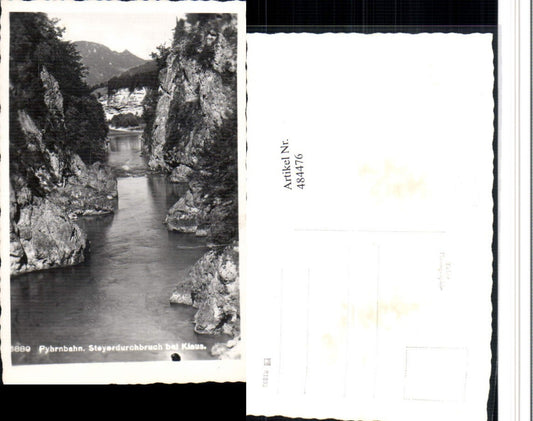 484476,Steyerdurchbruch b. Klaus an d. Pyhrnbahn Fluss