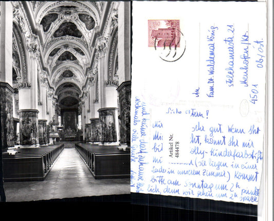 484478,Kremsmünster Stiftskirche Innenansicht