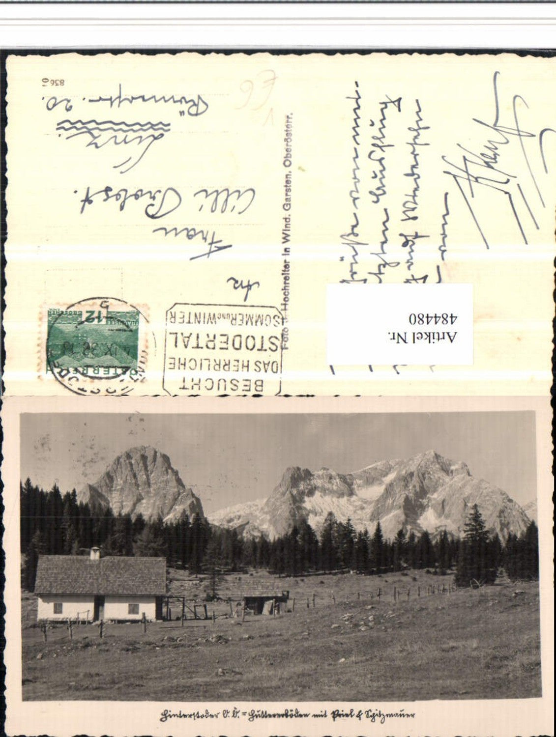 484480,Hinterstoder Huttererböden m. Priel Bergkulisse pub Foto Hochreiter