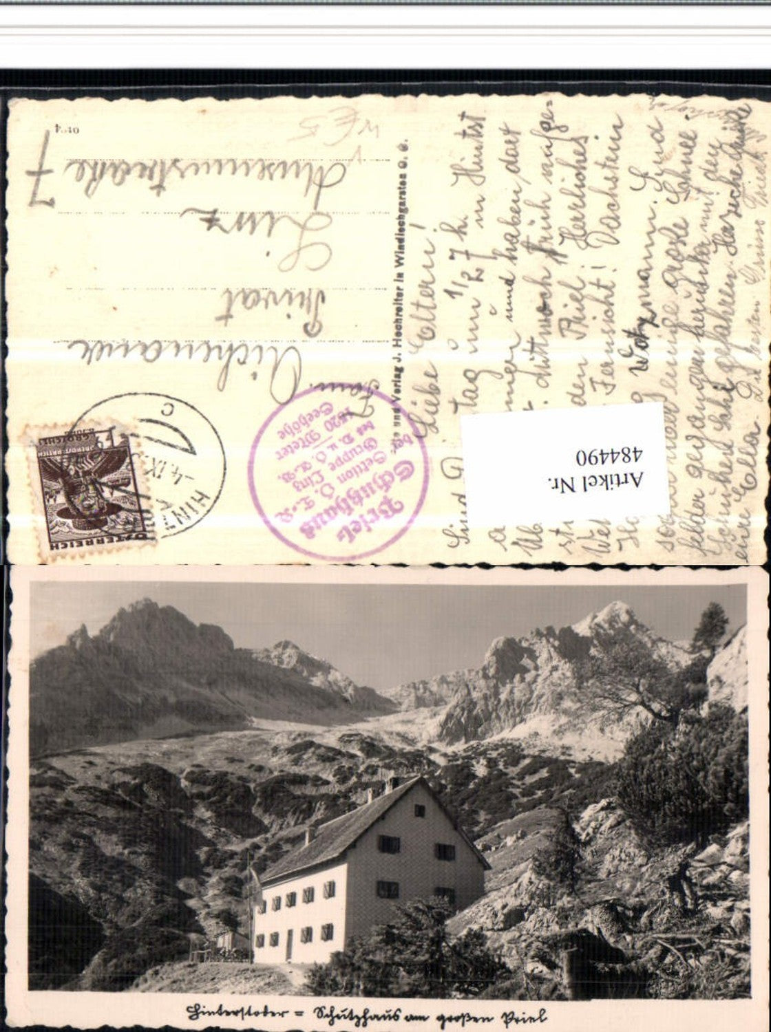 484490,Hinterstoder Schutzhaus Berghütte Bergkulisse pub Foto Hochreiter