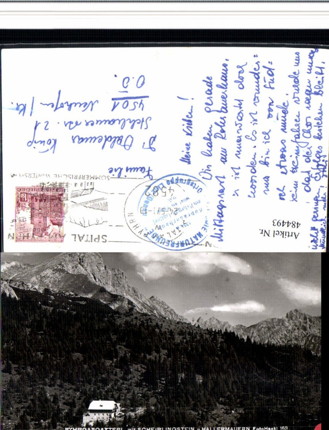 484493,Pyhrgasgatterl b. Spital m. Scheiblingstein Bergkulisse pub Foto Hackl 163