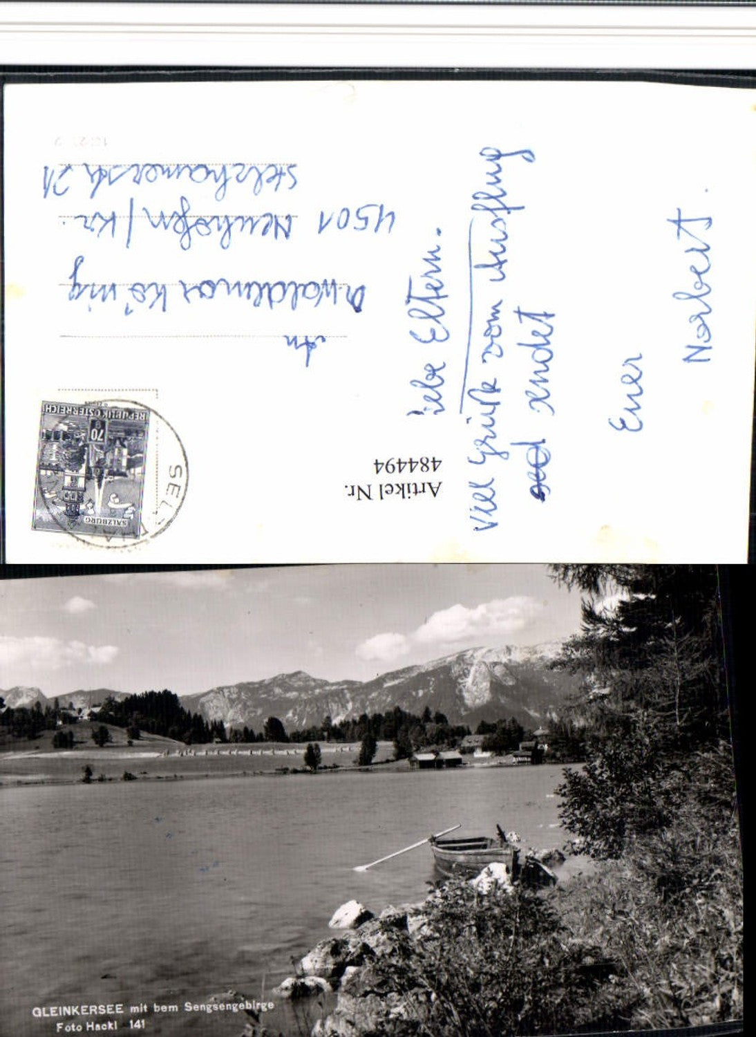 484494,Gleinkersee See b. Spital am Pyhrn Bergkulisse pub Foto Hackl 141