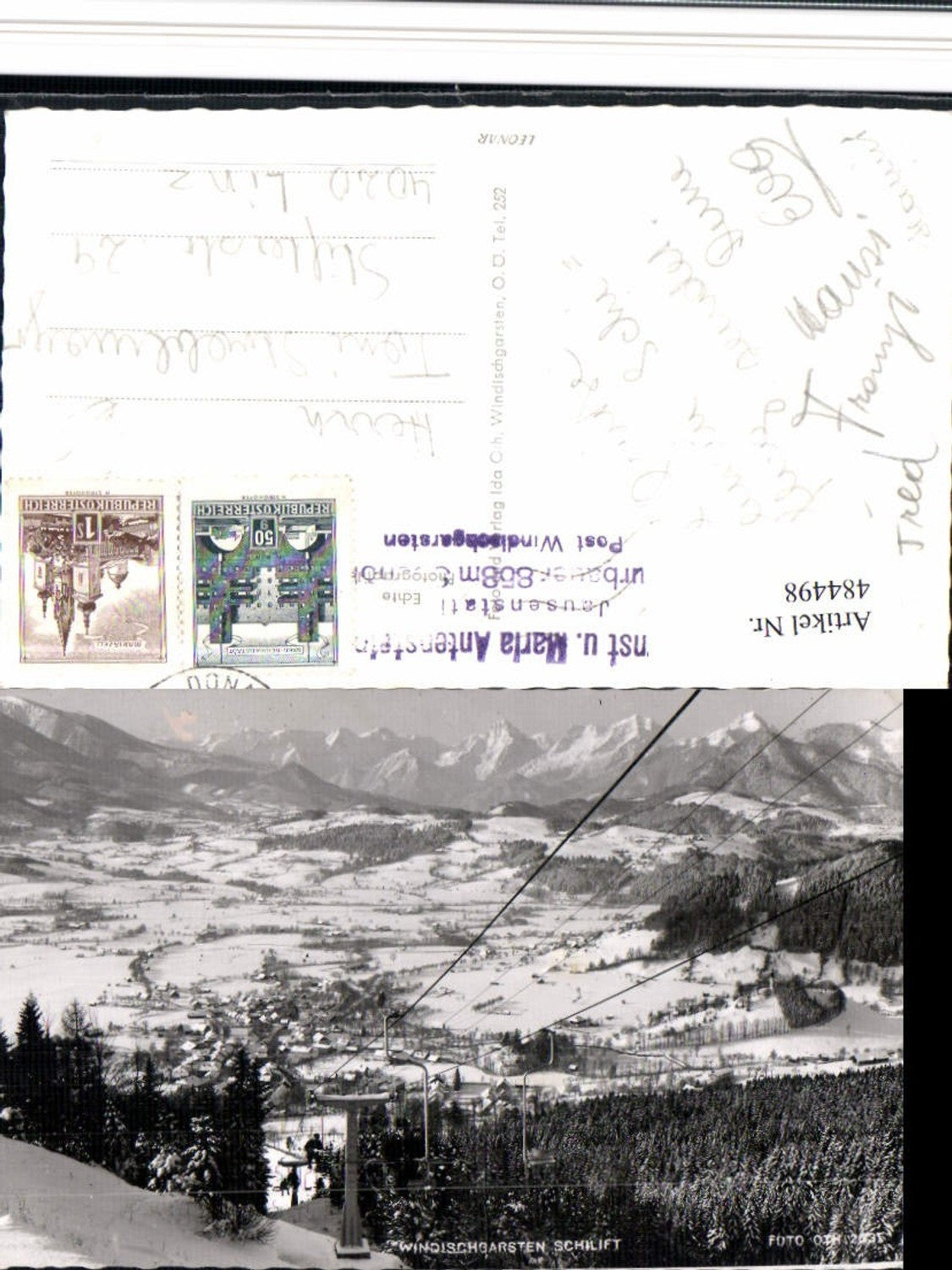 484498,Windischgarsten Totale Skilift Bergkulisse pub Foto Oth 2631