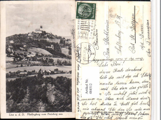484512,Linz an d. Donau Pöstlingberg vom Freinberg