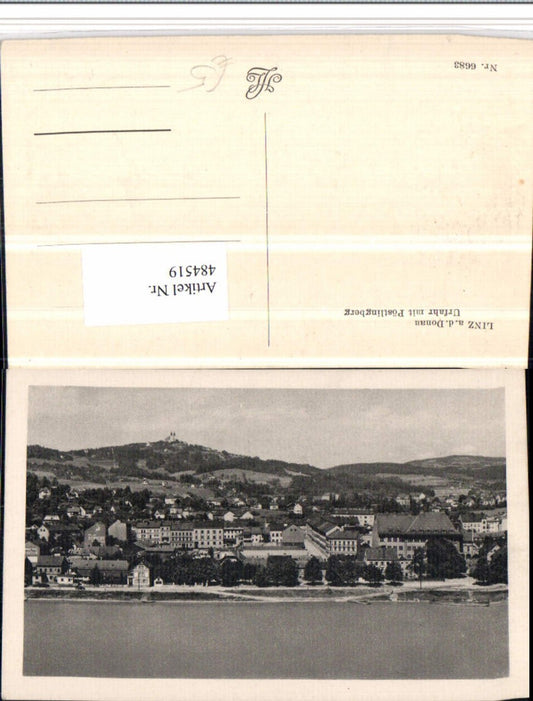 484519,Linz an d. Donau Urfahrt Teilansicht m. Pöstlingberg