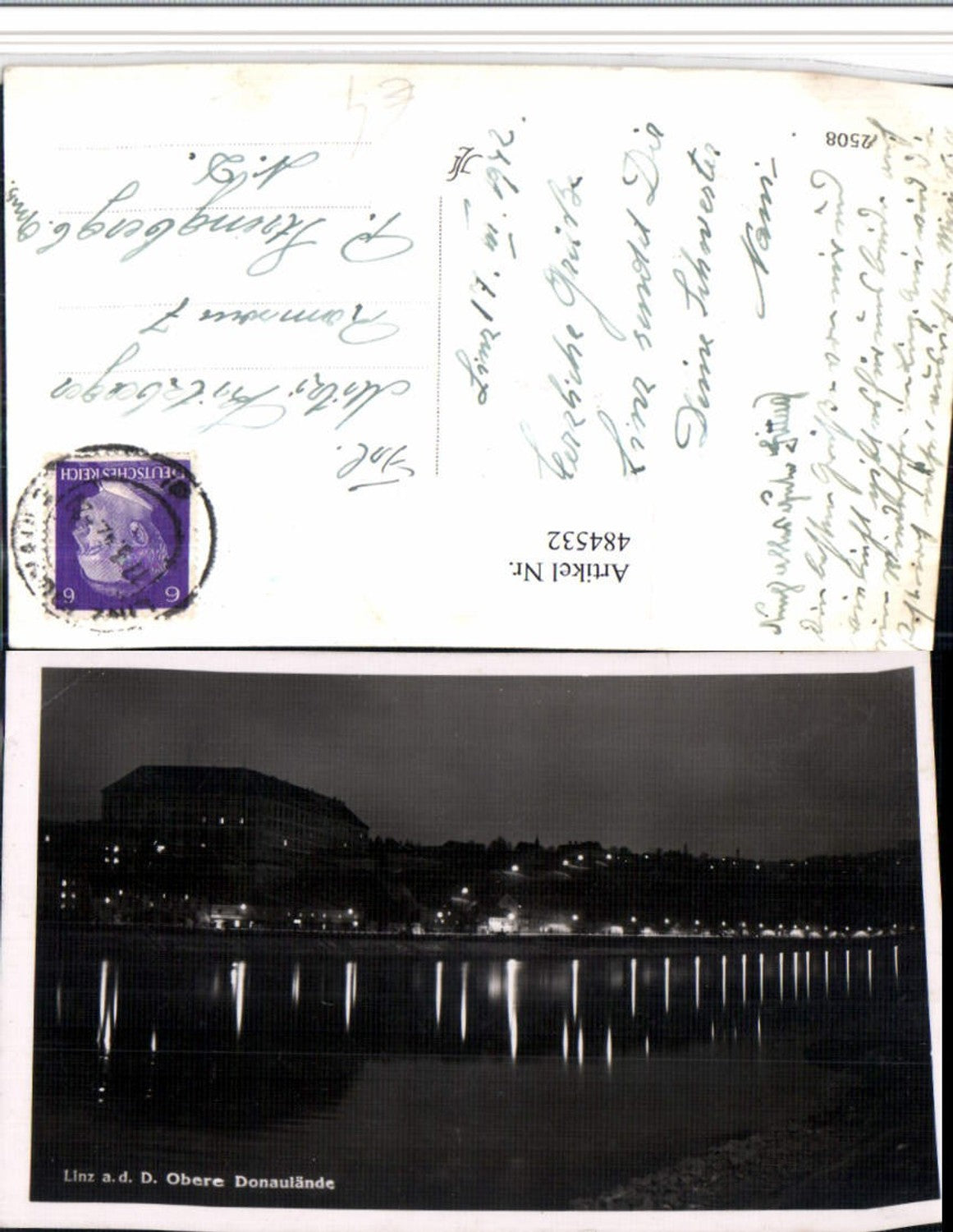 484532,Linz an d. Donau Obere Donaulände Beleuchtung