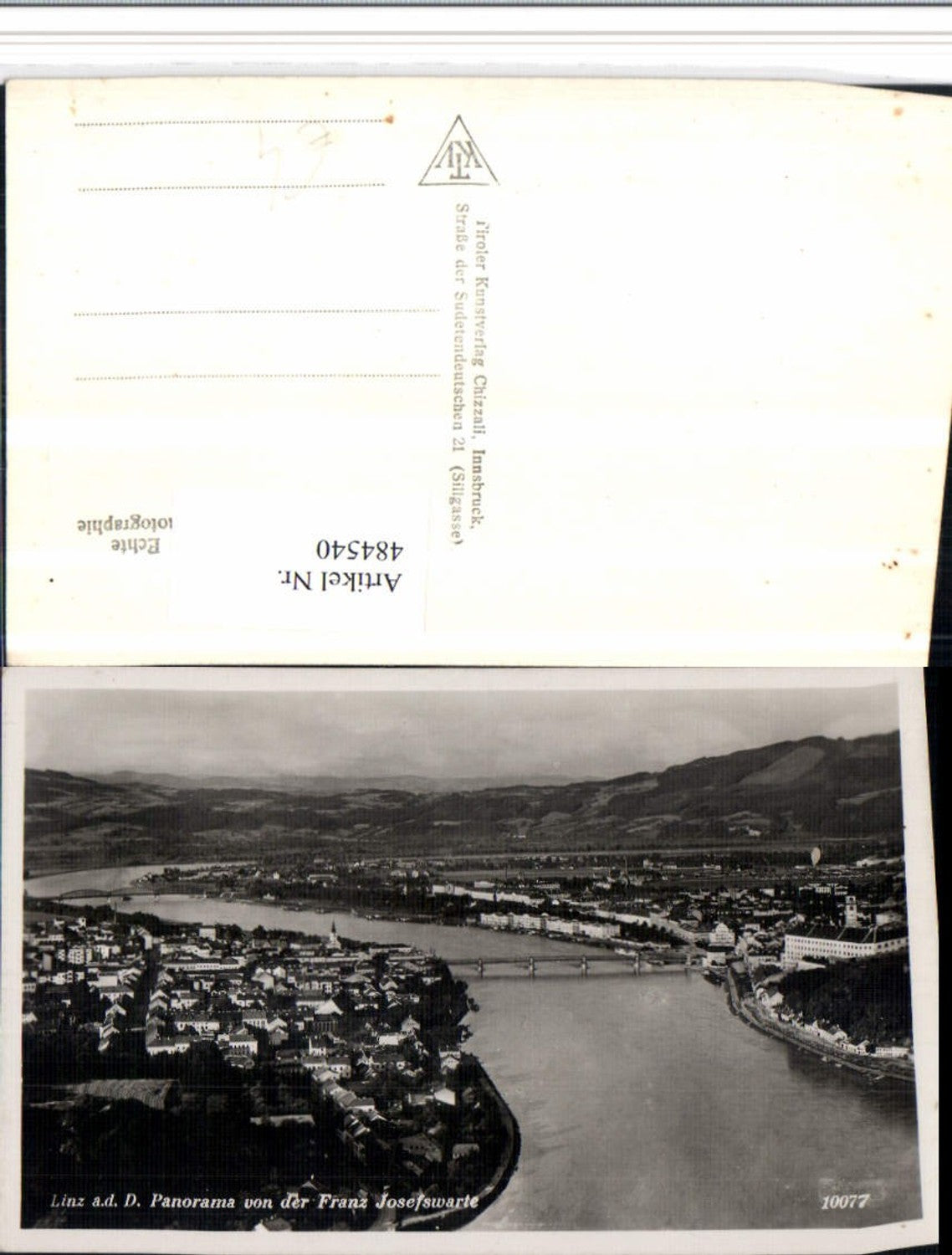 484540,Linz an d. Donau Totale von d. Franz-Josefs-Warte