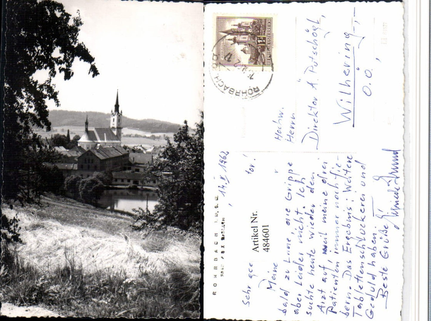 484601, Rohrbach Partial view of church
