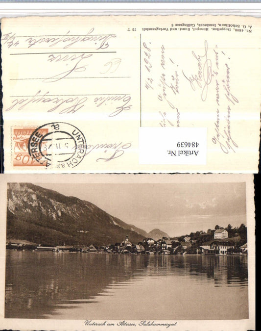 484639,Unterach am Attersee Totale Bergkulisse